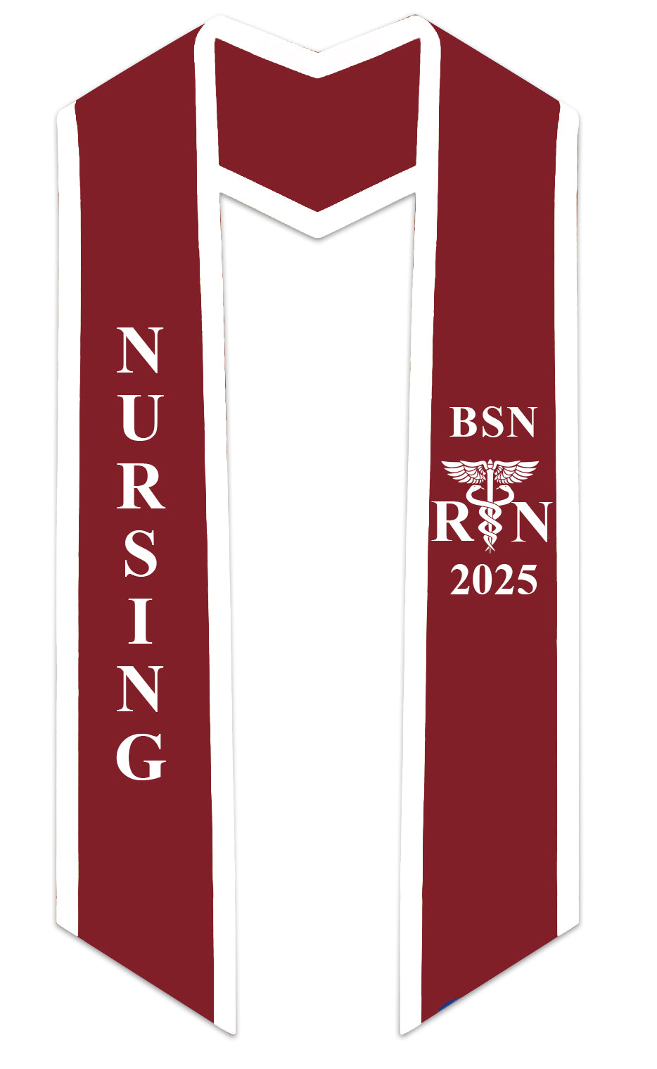 2025 BSN Nursing Graduation Stole with Trim