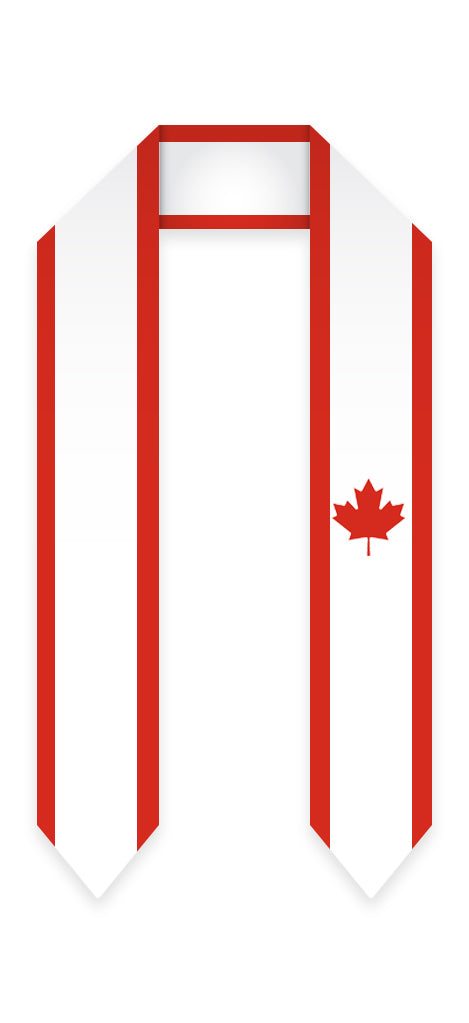 Canada Graduation Stole - Canada Flag Sash
