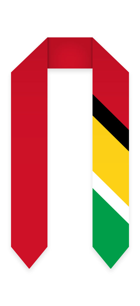 Guyana Graduation Stole - Guyana Flag Sash