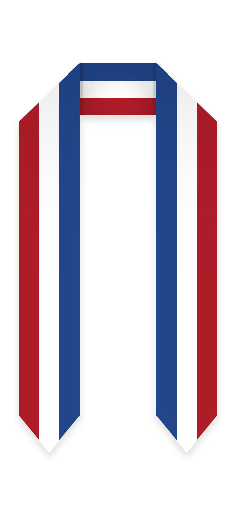 Netherlands Graduation Stole - Netherlands Flag Sash