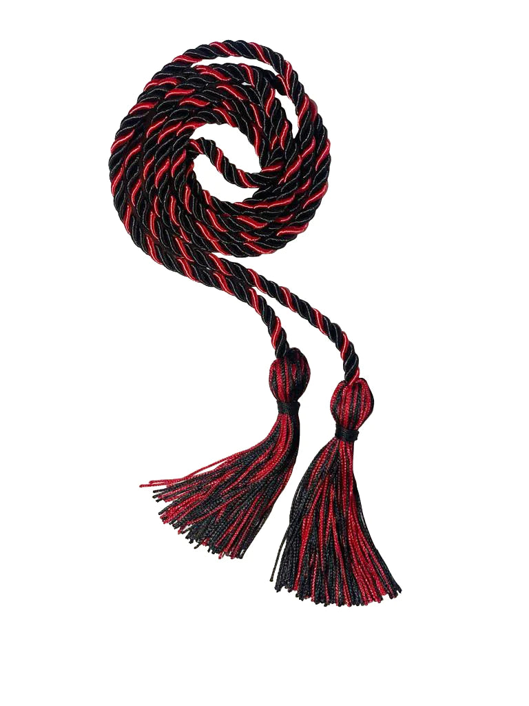 Red/White/Royal Blue Intertwined Honor Cords