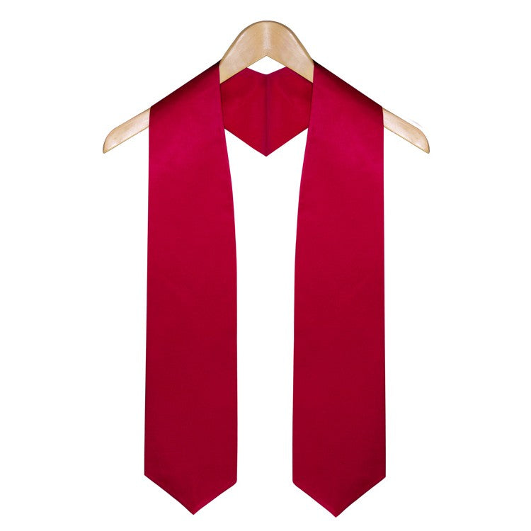 Red University & College Graduation Stole - Stoles.com