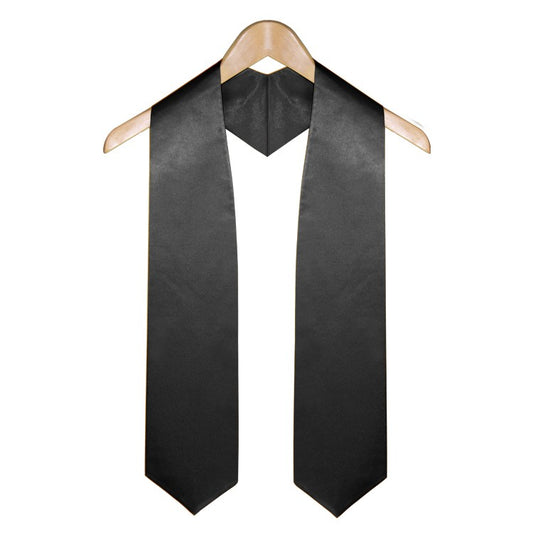 Black Elementary & Middle School Graduation Stole - Stoles.com