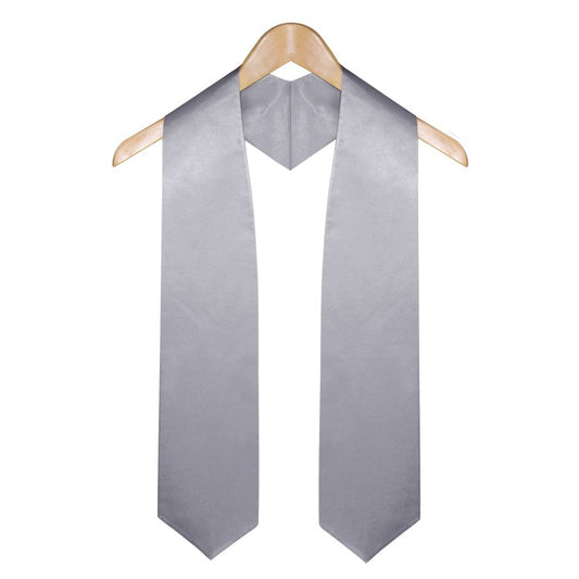 Silver Elementary & Middle School Graduation Stole - Stoles.com