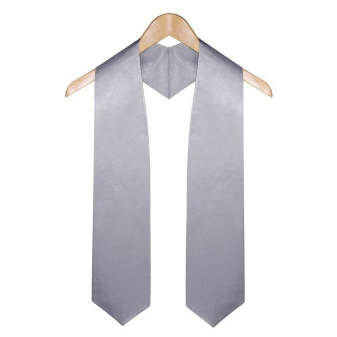 Silver Graduation Stole - Stoles.com