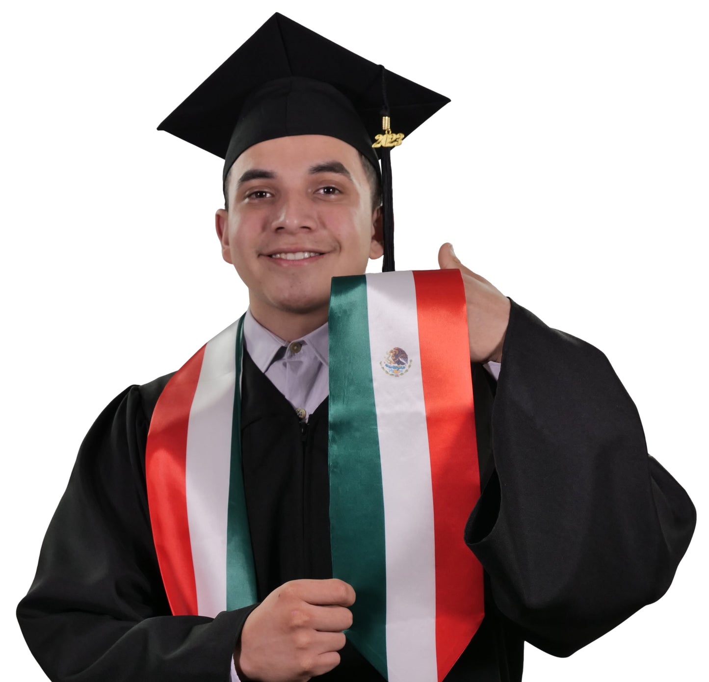 Mexico Graduation Stole - Mexico Flag Sash
