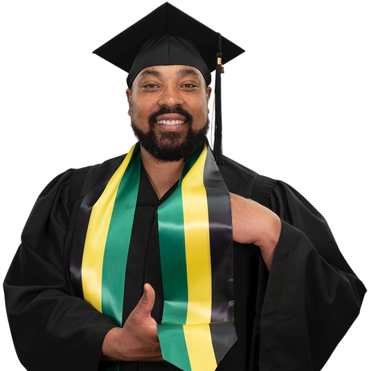 Jamaica Graduation Stole - Jamaican Flag Sash