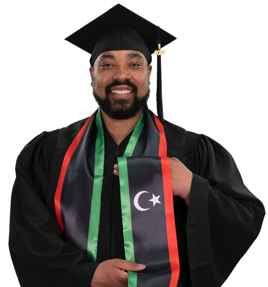 Libya Graduation Stole - Libya Flag Sash