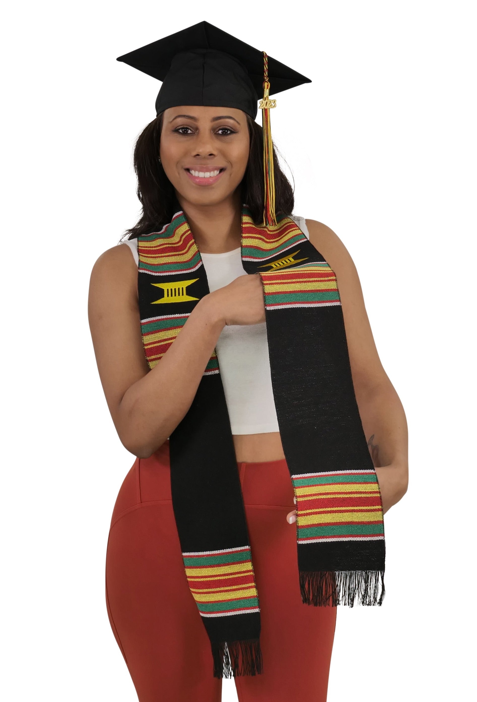 Ready to Customize Kente Cloth Graduation Stole –
