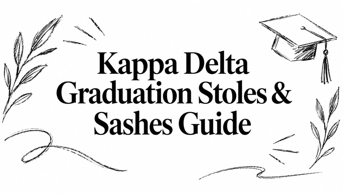 Kappa Delta Graduation Stoles & Sashes Guide