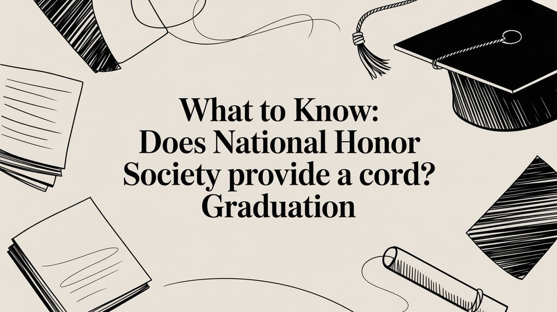 Does National Honor Society Provide a Cord for Graduation?