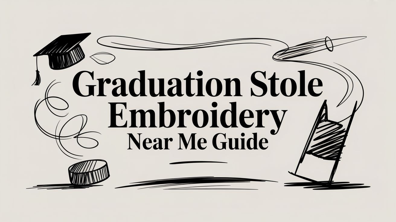 Graduation Stole Embroidery Near Me Guide