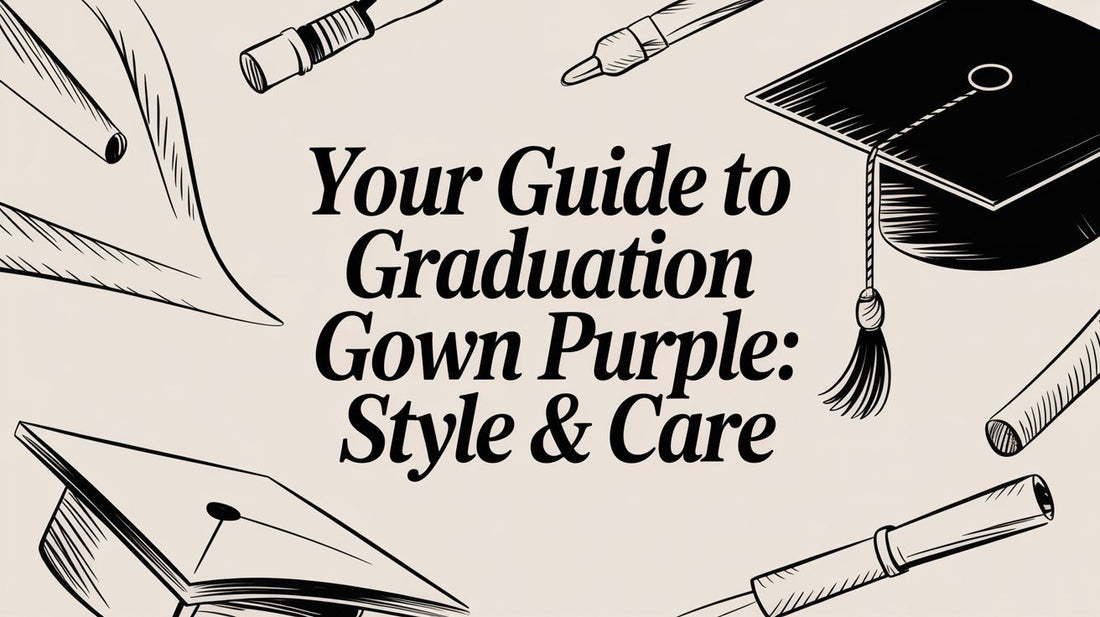 Your Guide to graduation stoles, sashes and honor cords for a Purple Gown