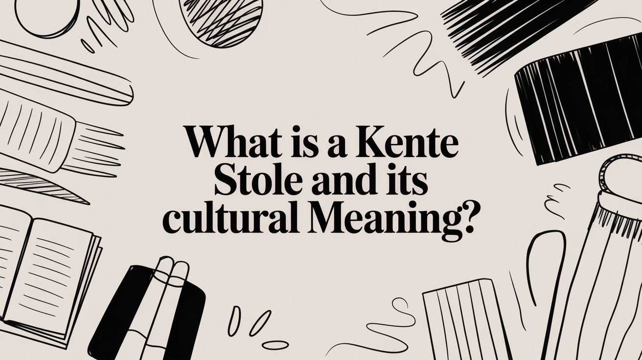 What Is a Kente Stole and Its Cultural Meaning?