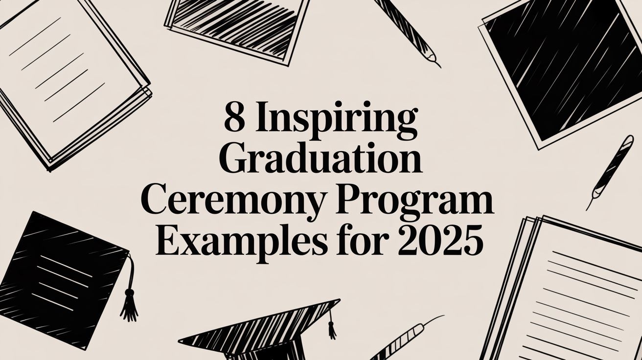 8 Inspiring Graduation Ceremony Program Examples for 2025 – Stoles.com