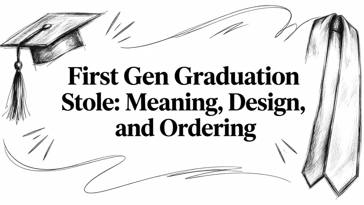 First Gen Graduation Stole: Meaning, Design, and Ordering