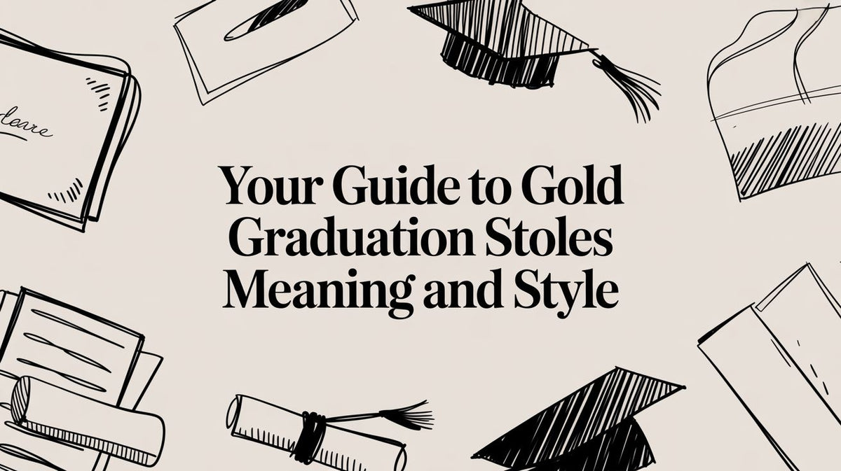 Your Guide to Gold Graduation Stoles Meaning and Style