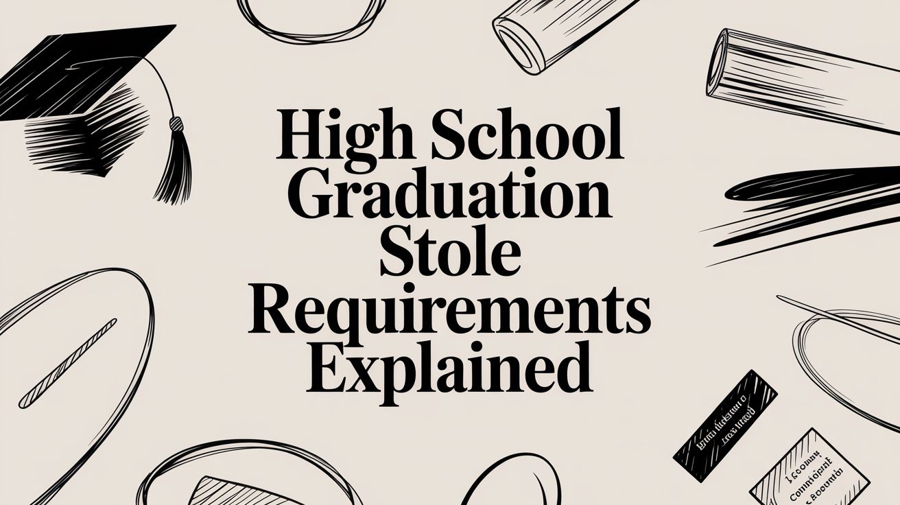 High School Graduation Stole Requirements Explained