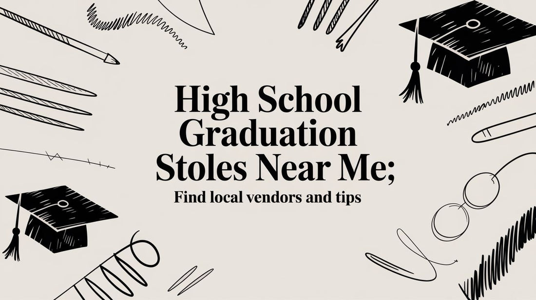 High School Graduation Stoles Near Me: Find Local Vendors and Tips