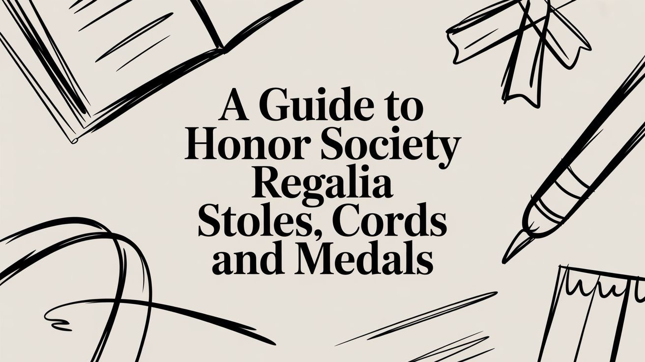 A Guide to Honor Society Regalia: Stoles, Sashes, and Cords