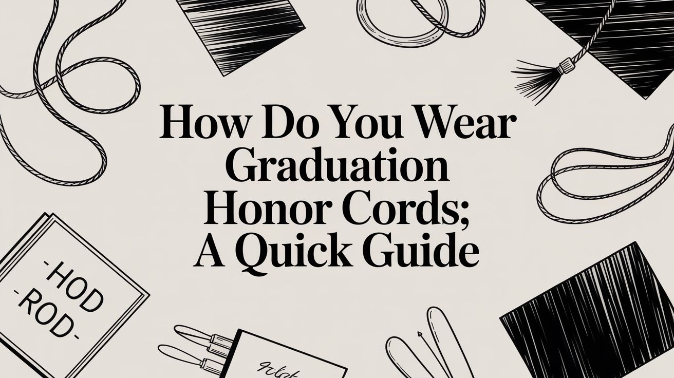 How Do You Wear Graduation Honor Cords: A Quick Guide