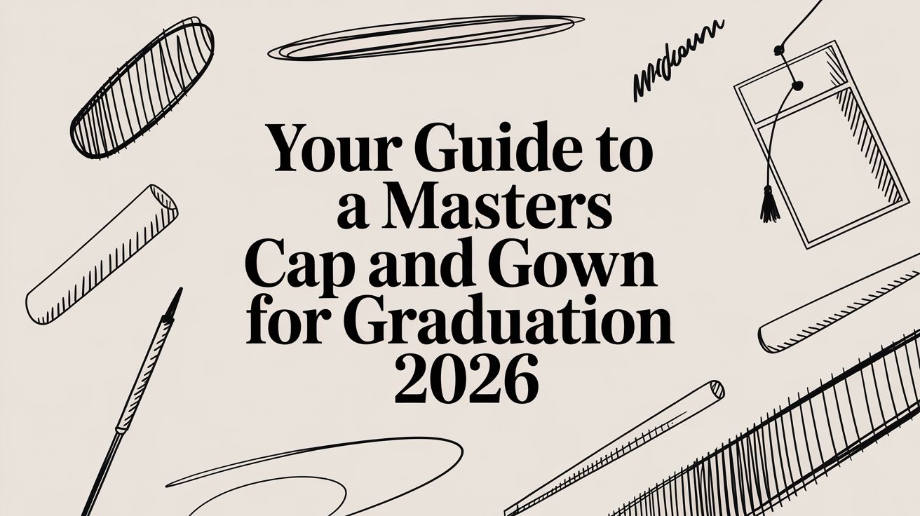Your Guide to a Masters Cap and Gown for Graduation 2026