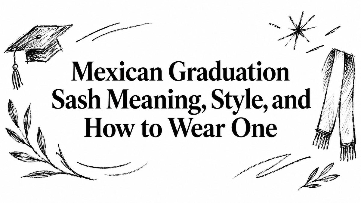Mexican Graduation Sash Meaning, Style, and How to Wear One