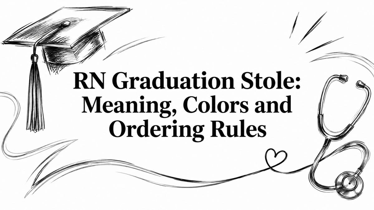 RN Graduation Stole: Meaning, Colors and Ordering Rules