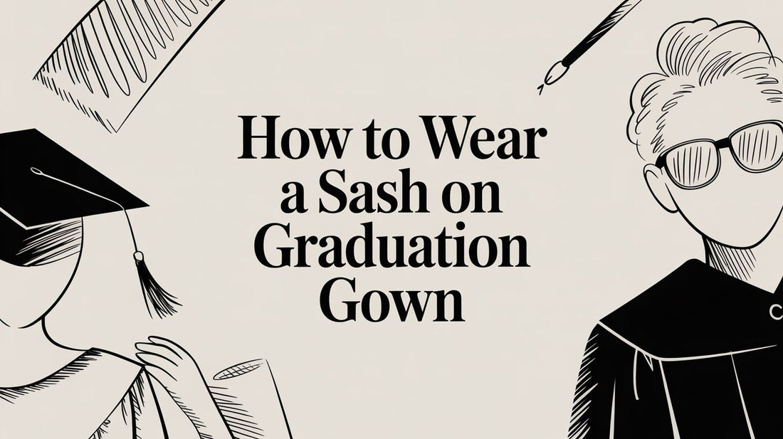 How to Wear a Sash on Graduation Gown