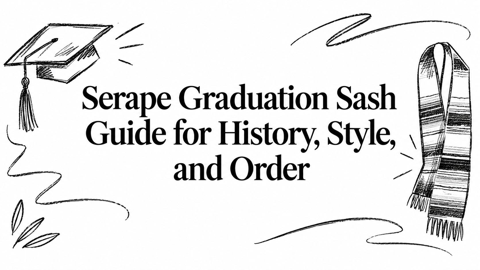 Serape Graduation Sash Guide for History, Style, and Order