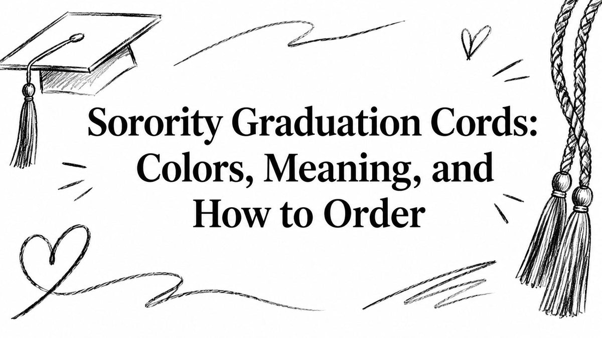 Sorority Graduation Cords: Colors, Meaning, and How to Order