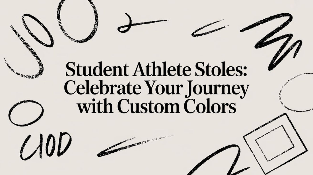 Student Athlete Stoles: Celebrate Your Journey with Custom Colors