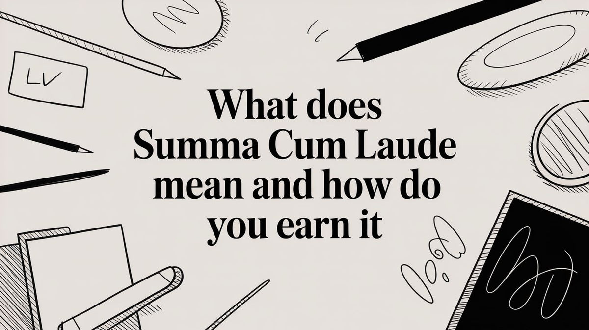 What Does Summa Cum Laude Mean and How Do You Earn It – Stoles.com