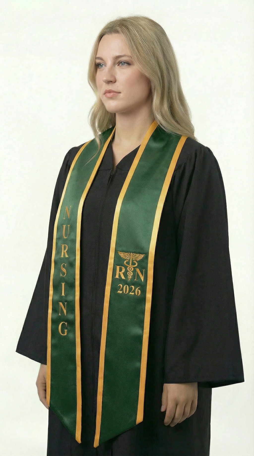 2026 RN Nursing Graduation Stole with Trim - Stoles.com