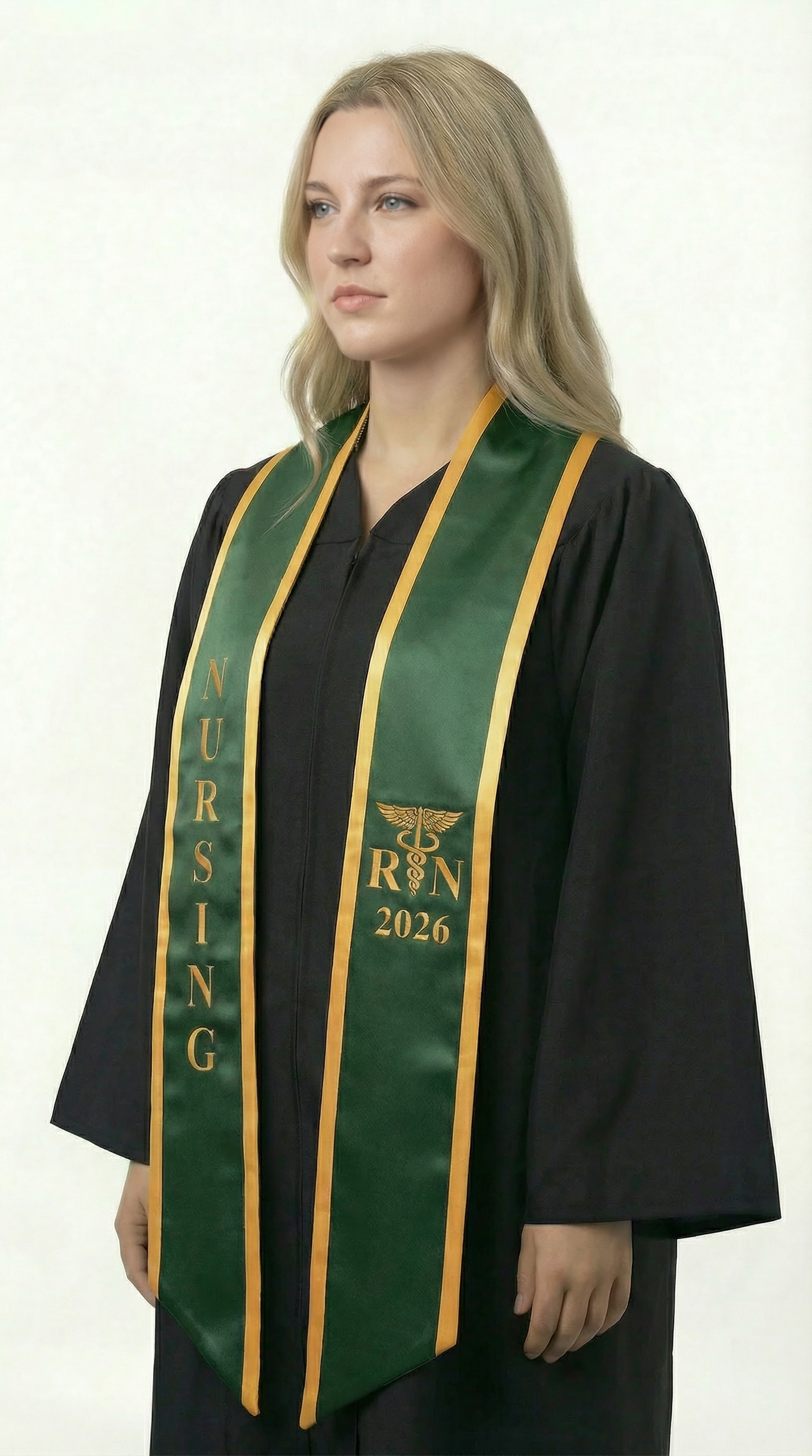 2026 RN Nursing Graduation Stole with Trim