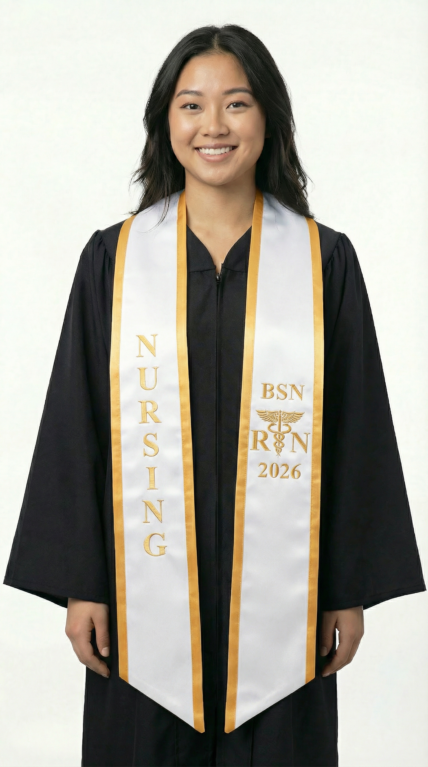 2026 BSN Nursing Graduation Stole with Trim