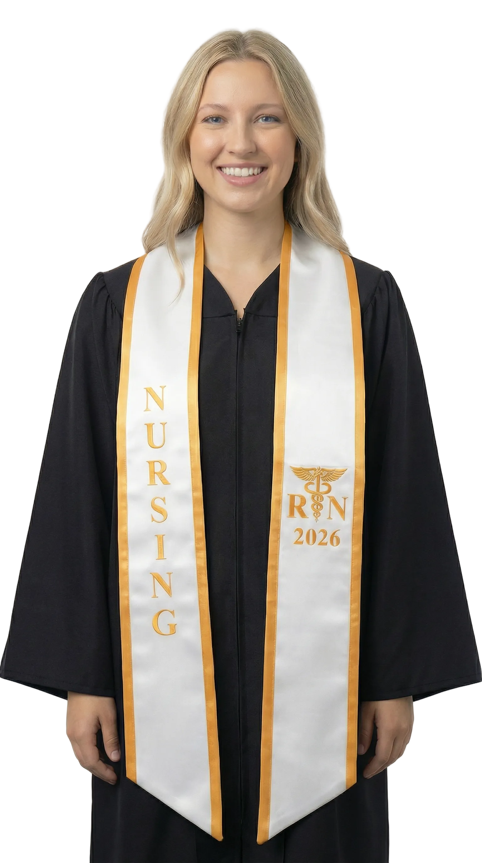 2026 RN Nursing Graduation Stole with Trim - Stoles.com