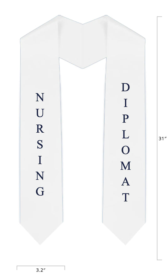 Custom Nursing Graduation Stole - Samford University