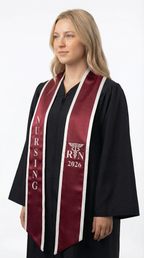 2026 RN Nursing Graduation Stole with Trim - Stoles.com