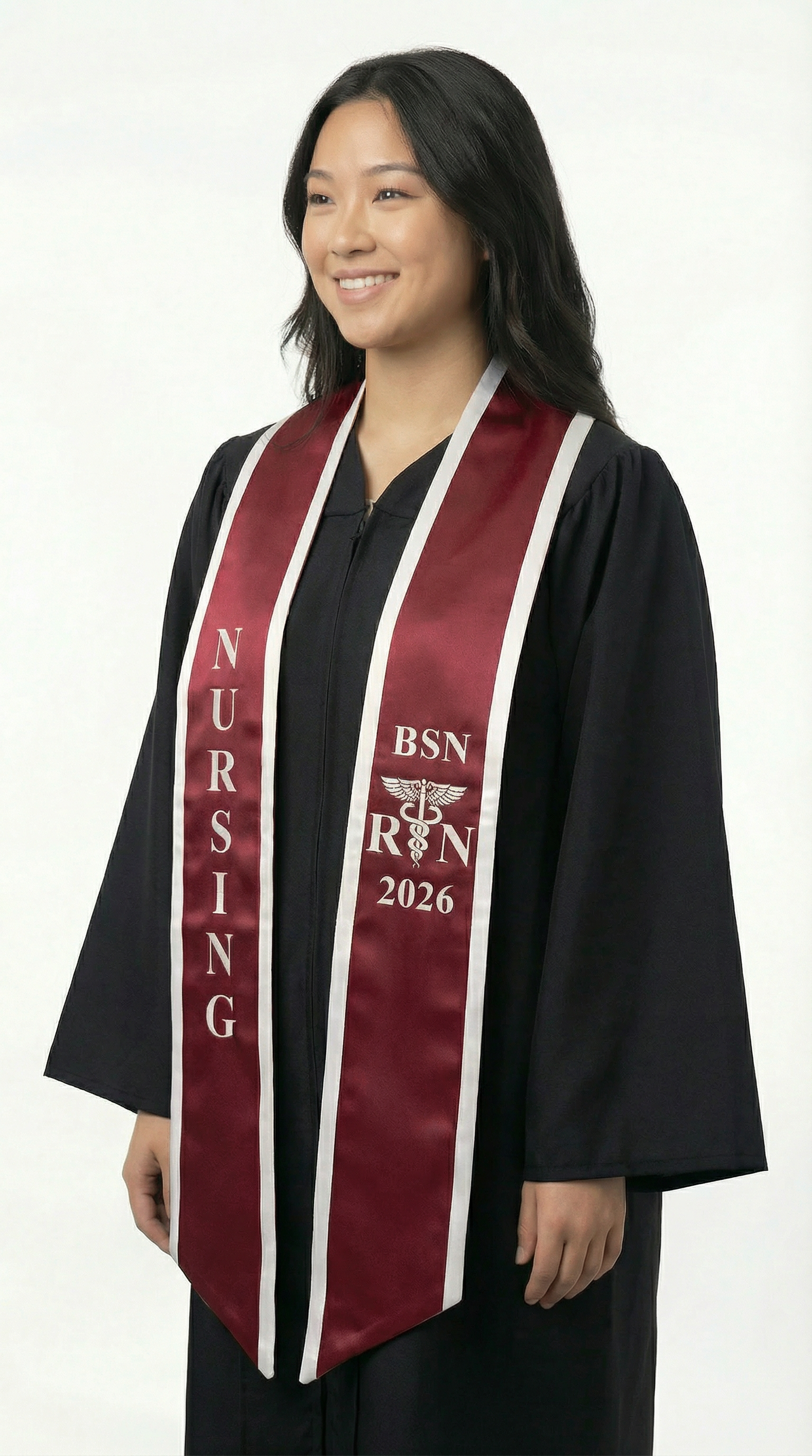 2026 BSN Nursing Graduation Stole with Trim Stoles.com 2026 BSN Nursing Graduation Stole with Trim Stoles.com