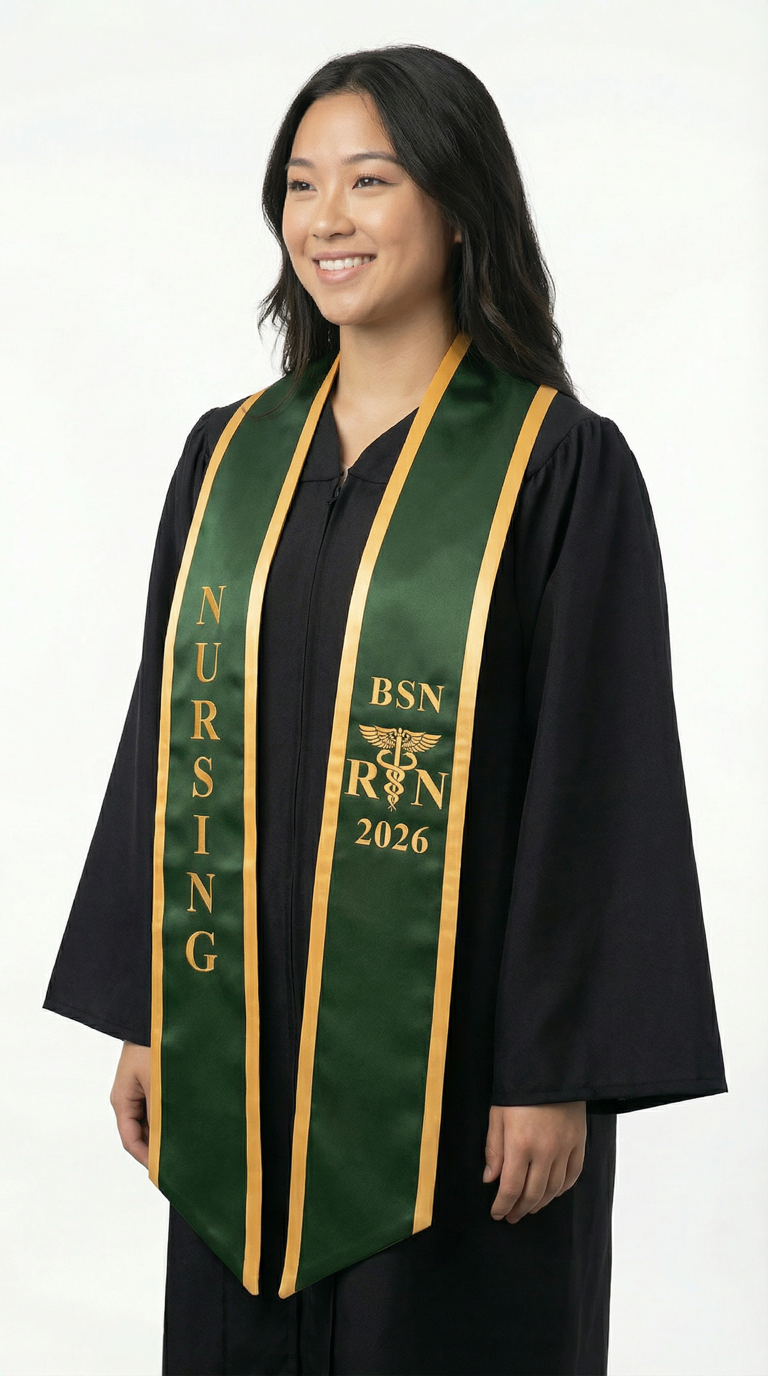 2026 BSN Nursing Graduation Stole with Trim