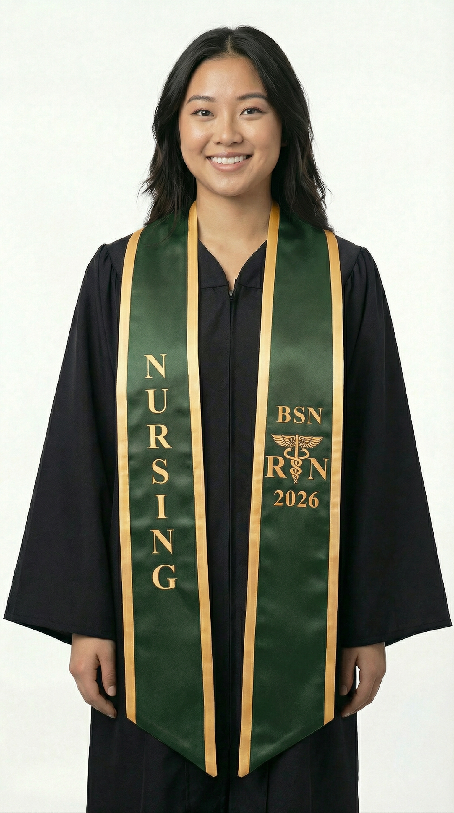 2026 BSN Nursing Graduation Stole with Trim