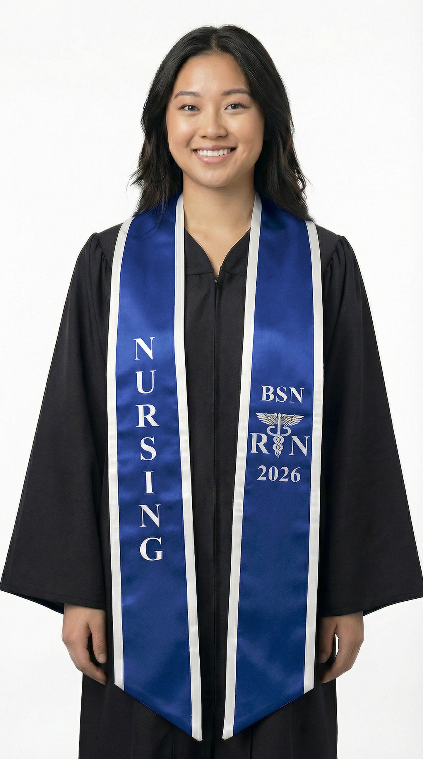 2026 BSN Nursing Graduation Stole with Trim