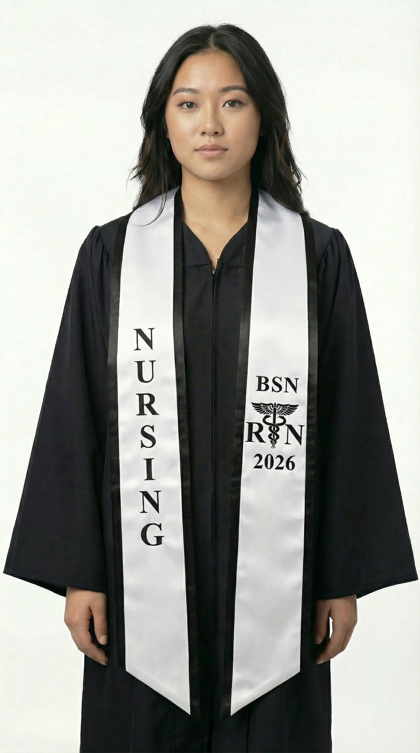 2026 BSN Nursing Graduation Stole with Trim