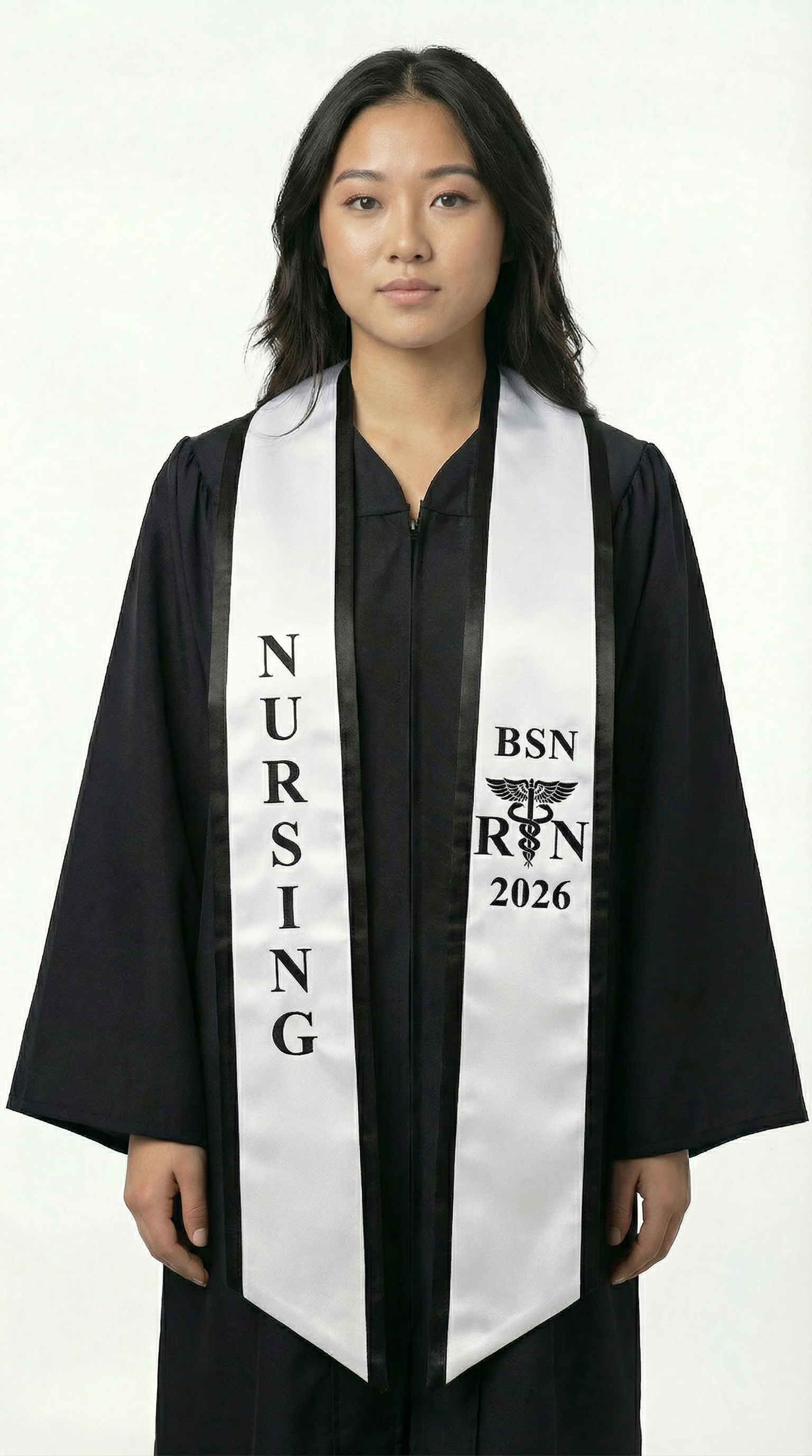 2026 BSN Nursing Graduation Stole with Trim - Stoles.com