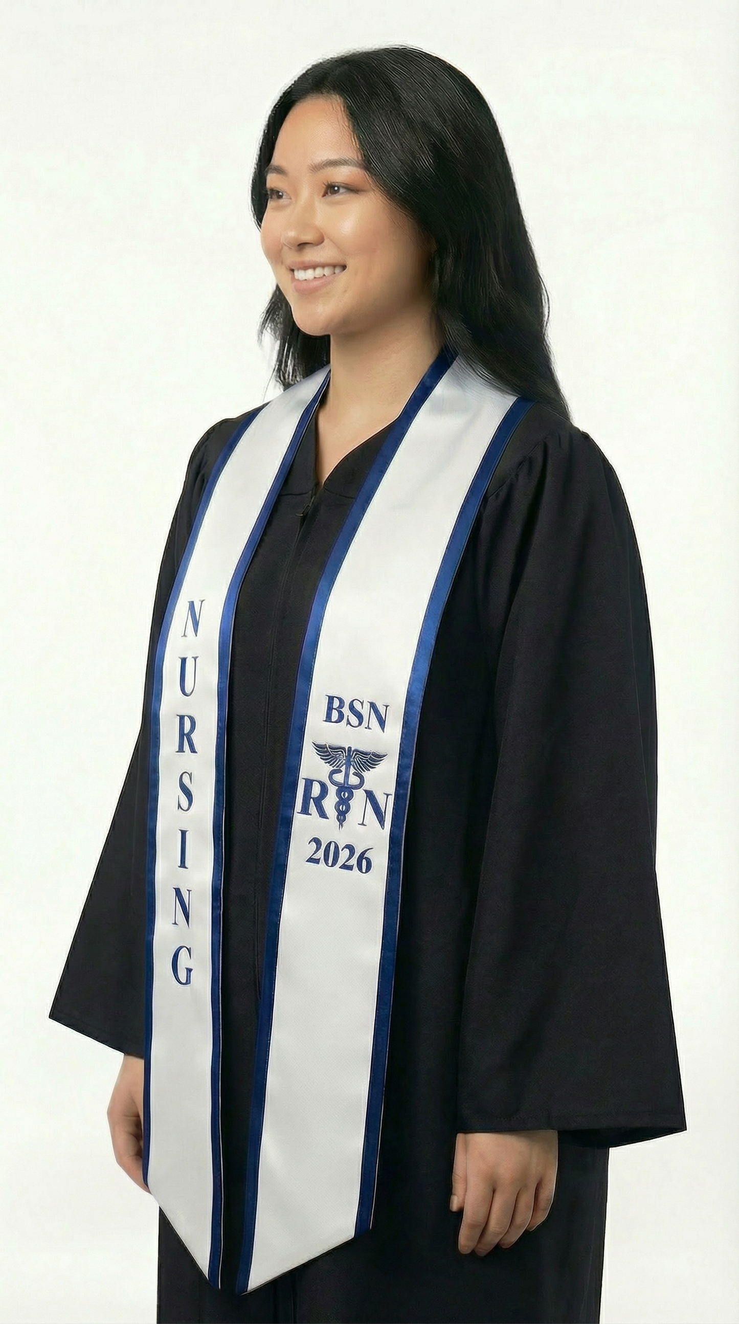 2026 BSN Nursing Graduation Stole with Trim