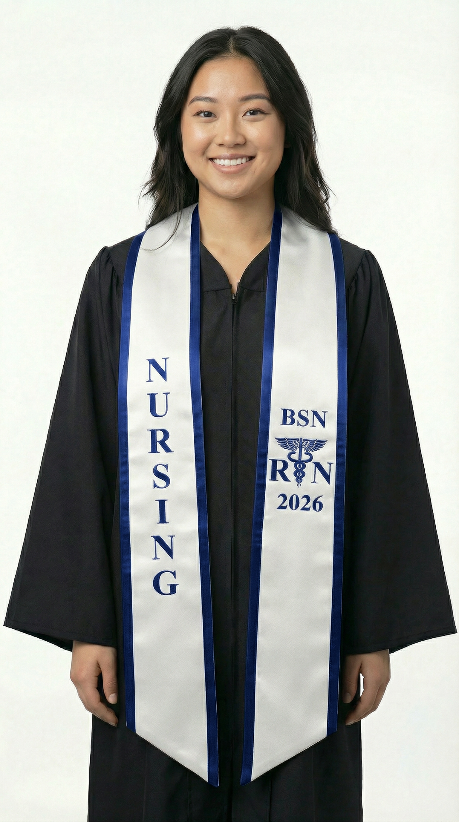 2026 BSN Nursing Graduation Stole with Trim