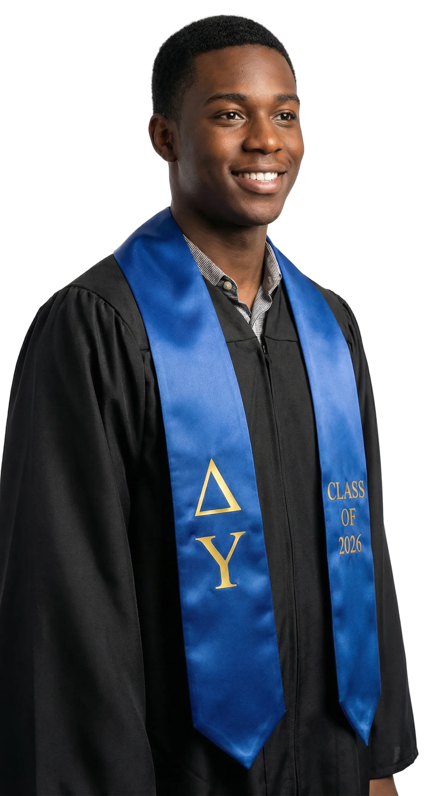 Delta Upsilon Greek Lettered Stole w/ Year