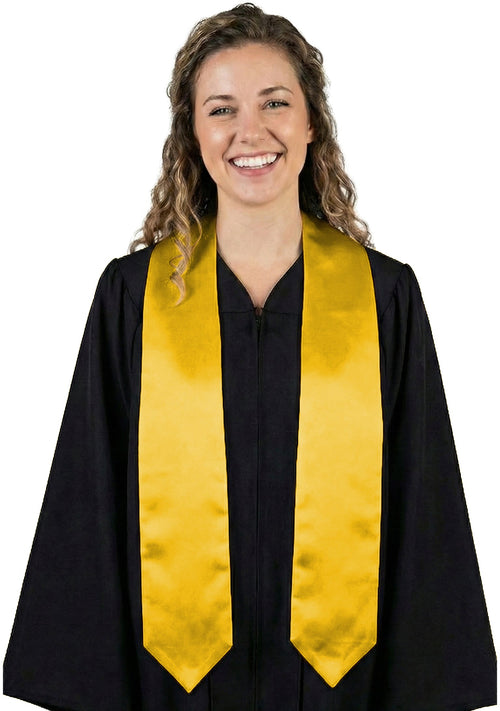 Gold University & College Graduation Stole