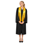 Gold Student Athlete graduation stole, student athlete graduation sash for commencement